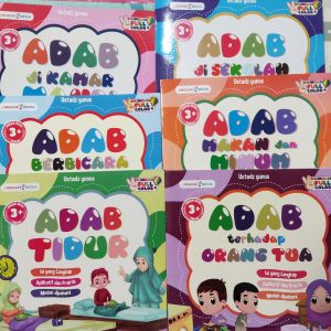 Paket 6 Buku Cerita Anak Muslim Seri Adab - Lingkar Media