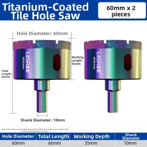 LASH | Vacuum Treated Diamond Dry Drill Bit For Porcelain Tile and Stone