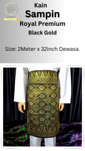 Sampin Songket 2 Meter Siap Jahit (Dewasa)
