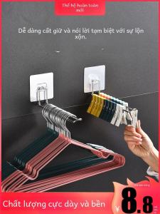 Có Thể Gập Lại Treo Tường Móc Treo Quần Áo Nhà Tổ Chức Ban Công Phơi Không Khoan Kệ Để Đồ Cho Gia Đình Tổ Chức Và Giặt Đồ
