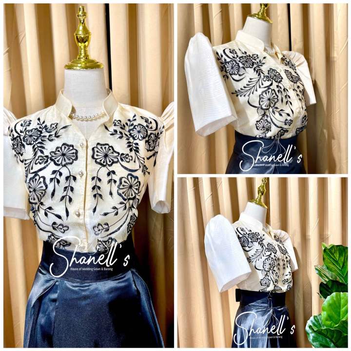 Filipiniana blouse clearance modern