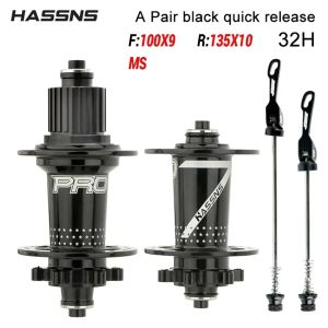 GOLDIX | HASSNS PRO7 Bicycle Hub 32H J-Bend Spokes 135x10mm 142x12mm 12x148mm HG/XD/MS 4Pcs Sealed Bearing for Mountain Bike Freehub