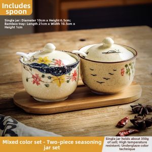 Ceramic Vintage Seasoning Jars
