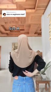 hijab / jilbab sporty termurah size S M L jersey premium varian lengkap warna dan ukuran