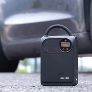 Máy bơm lốp ô tô tự động Deli 80W tốc độ bơm 25L/phút - Bảo hành 12 tháng Bơm xe máy SAIGON OUTDOOR