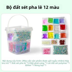 Pha Lê Đất Sét Trong Suốt DIY Chất Nhờn Làm Đồ Chơi Sinh Nhật Sáng Tạo Cho Mọi Lứa Tuổi Giảm Căng Thẳng Pha Lê Mềm Mại Đất Ý Tưởng Quà Tặng