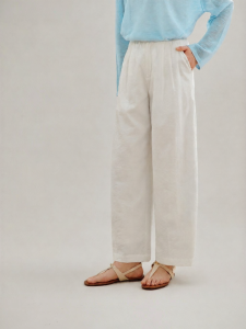 INMAN | Small Size Cool Touch Stretch Waist Wide-leg Trousers