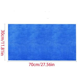 TILONDEX 6pcs Large 70x30cm Microfiber Cleaning Cloths Washable and Reusable Striped Lint-Free Towels Suitable for Floor Mops