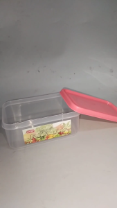 4 Pcs 850ml HITOP Food Keeper/Food Container/Lunch Box/Food Saver/Kitchen Clear Transparent Plastic Airtigt Meal Container