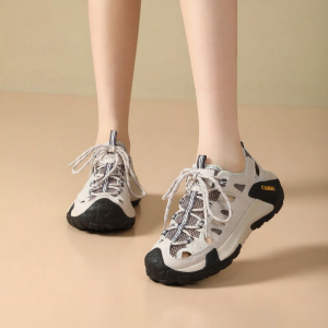 CAMEL | Breathable Hollow Thick Sole Sandals