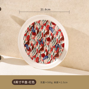 Cốc Cà Phê Hình Bát Giác Sang Trọng Cổ Điển Họa Tiết Hoa Iris Thanh Lịch Cốc Cà Phê Bằng Gốm Sứ 400ml Quà Tặng Cho Nữ