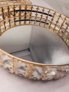 Gold Tray / Pajangan Nampan / Dekorasi Home Decoration / Seserahan / Tempat Seserahan