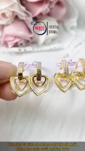 Bông Tai Nữ Kiểu Dáng Trái Tim Cá Tính T704 Namoo Jewelry