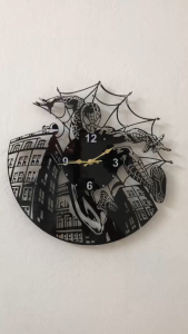 ( Bảo hành 3 năm ) Fan Spider-Man Nhất Định Phải Có – Đồng Hồ Treo Tường Siêu Ngầu