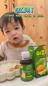 GIZIDAT - Madu Suplemen Multivitamin Penambah Nafsu Makan Meningkatkan Daya Tahan Tubuh Anak - 130ml