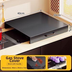 evesigar | Multifunctional Gas Stove Protector Shelf
