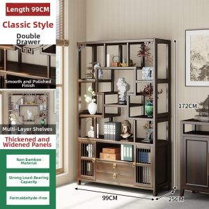 YONGJUE | Non-wood Chinese Retro Style Display Shelf