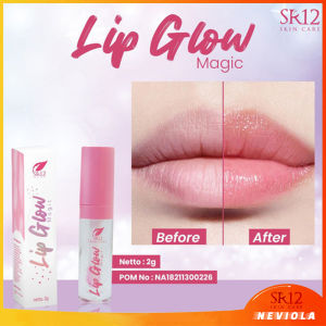 Lip Glow Magic SR12 - Pelembab Dan Pencerah Bibir Tidak Mudah Luntur