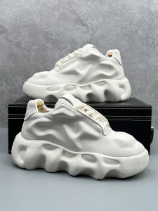 Station Tide Mens Shoes 2025 New Fashionable Dad Shoes Thick Bottom Heightening Casual Shoes for Youth Daily Wear Rubber Sole