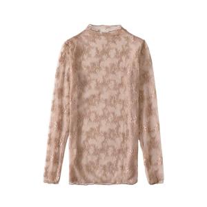 ZISU | Lace Slim Fit Long Sleeve Top