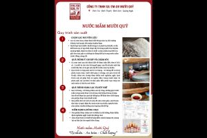 Nước Mắm Cốt Hảo Hạng 100% Tự Nhiên (thời gian ủ 12 tháng) 500ml Hiệu Mười Quý Quảng Ngãi