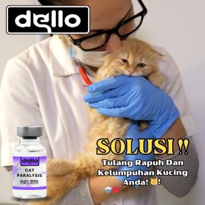 Obat Lumpuh Kucing Mengobati Kejang Tetanus Dan Kekurangan Kalsium Magnesium Phosphor Dello