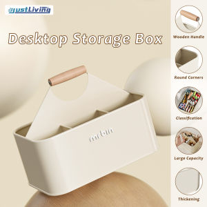 JustLiving 1PC Multifunctional Metal Wrought Iron 6 Compartment Pen Holder Stationery Organizer Desktop Organizer Coffee Table Skincare Cosmetics Miscellaneous Separated Remote Control Iron Box Korean Style