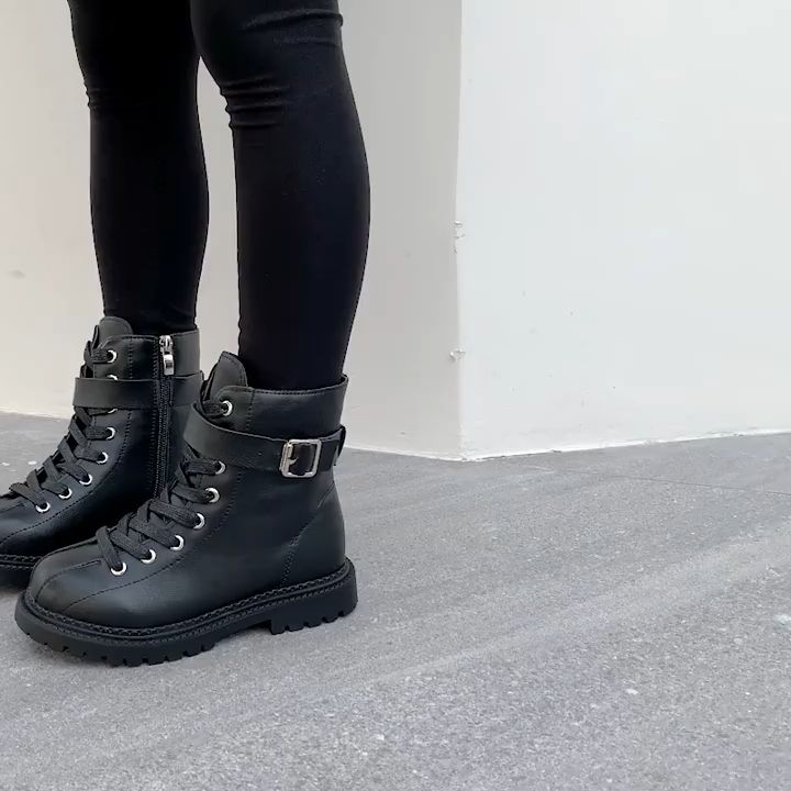 Giày Boot ( cao cổ ) cho bé gái size 3 - 13 tuổi phong cách hàn quốc - BOT90