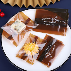 2023 Cookies Single Small Bag Homemade Jujube Button Cranberry Nougat Biscuit Snowflake Crisp Mechanical Sealing Pocket