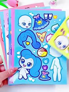 Stylish Reusable Dress-up Stickers 2026