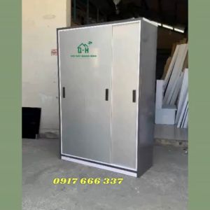 TỦ QUẦN ÁO NHỰA ĐÀI LOAN 3 CÁNH LÙA MÀU XÁM SIÊU BỀN ĐẸP - ẢNH THỰC TẾ