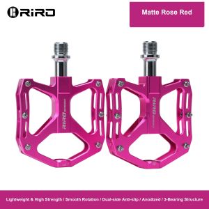RIRO Hợp Kim Nhôm Siêu Nhẹ Gấp Bàn Đạp Xe Đạp Chống Trơn Trượt Để Chân Cho Xe Đạp Đường Bộ Xe Bánh Nhỏ P8P10 Java Neo