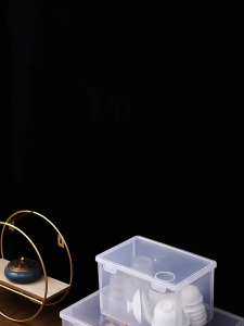 กล่องเก็บของ โปร่งใสมีฝาปิด กล่องเก็บของ กล่องพลาสติก PP กล่องเก็บของอเนกประสงค์กันน้ำ กันฝุ่น วางซ้อนกันได้ มีหลายขนาด ให้เลือก