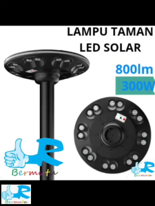 LAMPU TAMAN LED SOLAR 300w 800LMLAMPUTAMANLAMPUSOROT BERKUALITAS lampu UFO serbaguna HEMAT