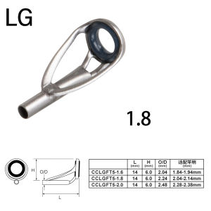 Japanese Fuji Top Guide Eye Lure Rod Guide Ring Accessories CCLGFT Fishing Rod Overline Ring Loose Fishing Gear Accessories