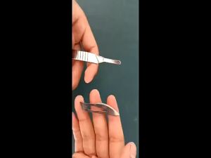 ใบมีดเบอร์11 ใบมีดเบอร์23 ใบมีดผ่าตัด ใบมีดคุณภาพดี ใช้กับที่ัจับใบมีดเบอร์3 เบอร์4