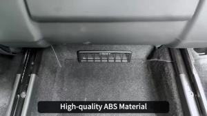 PINMOAP Rear Floor Air Outlet Covers Suitable For Tesla Model 3 Model Y Juniper Under Seat Vent Protector Anti Debris Trim Set
