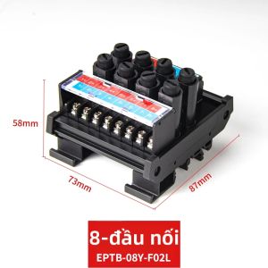 ENMG | Khối Phân Phối Nguồn DC ENMG EPTB 1 Đầu Vào 8/16 Đầu Ra Tích Hợp Mô-đun Bảo Vệ Quá Dòng Bằng Cầu Chì Độc Lập