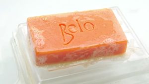 Belo Whitening Classic Extra Moisture and Exfoliating Lemon Scrub Soaps 65g.