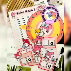 Melody •BM Suku Kata Wheel | Suitable 4-8 Years Old | Preschool Learning