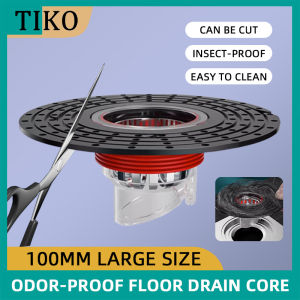 Restrooms Fast Drainage Core Large Size Floor Drain Core Bathroom Floor Sewer Hair Interceptor Accessories Cuttable Drain Core
