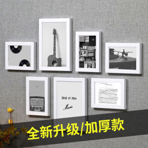 Khung Ảnh Tường Hiện Đại Tối Giản Sáng Tạo Trang Trí Phòng Khách Không Cần Khoan Khung Ảnh Nhiều Kích Thước Nhiều Hình Dạng Bằng Nhựa PS