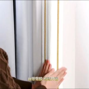 230cm×14cm Concave-convex Corner Top Angle Line Foam Wall Edge Strip Stickers Self-Adhesive Sticker
