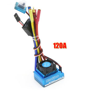 Waterproof ESC 45A 60A 80A 120A Brushless ESC Electric Speed Controller for 1/8 1/10 1/12 RC Car Crawler  RC Boat Part