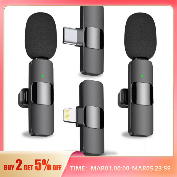 Professional Wireless Lavalier Lapel Microphone for IPhone, iPad ...