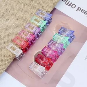 10Pcs/Lot Plastic Sewing Clips DIY Crafting Crocheting Knitting Clothing Clip Colorful Multipurpose Securing Quilting Clip Tools