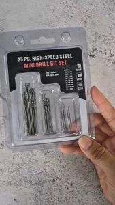 ชุดดอกสว่านขนาดเล็ก เกรด HSS 25 pcs