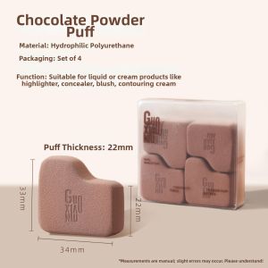 GUOXIAONIU | Chocolate-like Beauty Blender for Cushion Foundation Makeup Application Conceal Blending