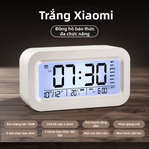 Đồng hồ báo thức sạc lại thông minh cho học sinh trung học với chức năng đánh thức mạnh mẽ