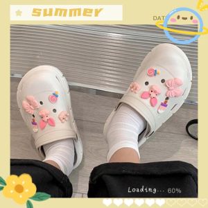 รองเท้า QDshop แฟชั่นรองเท้าหัวโต เพิ่มความสูง น้องหัวโตมาพร้อมกับตัวการ์ตูนคู่ใจ แต่งรูกลวง น่ารักหวานๆมิไหวว✨